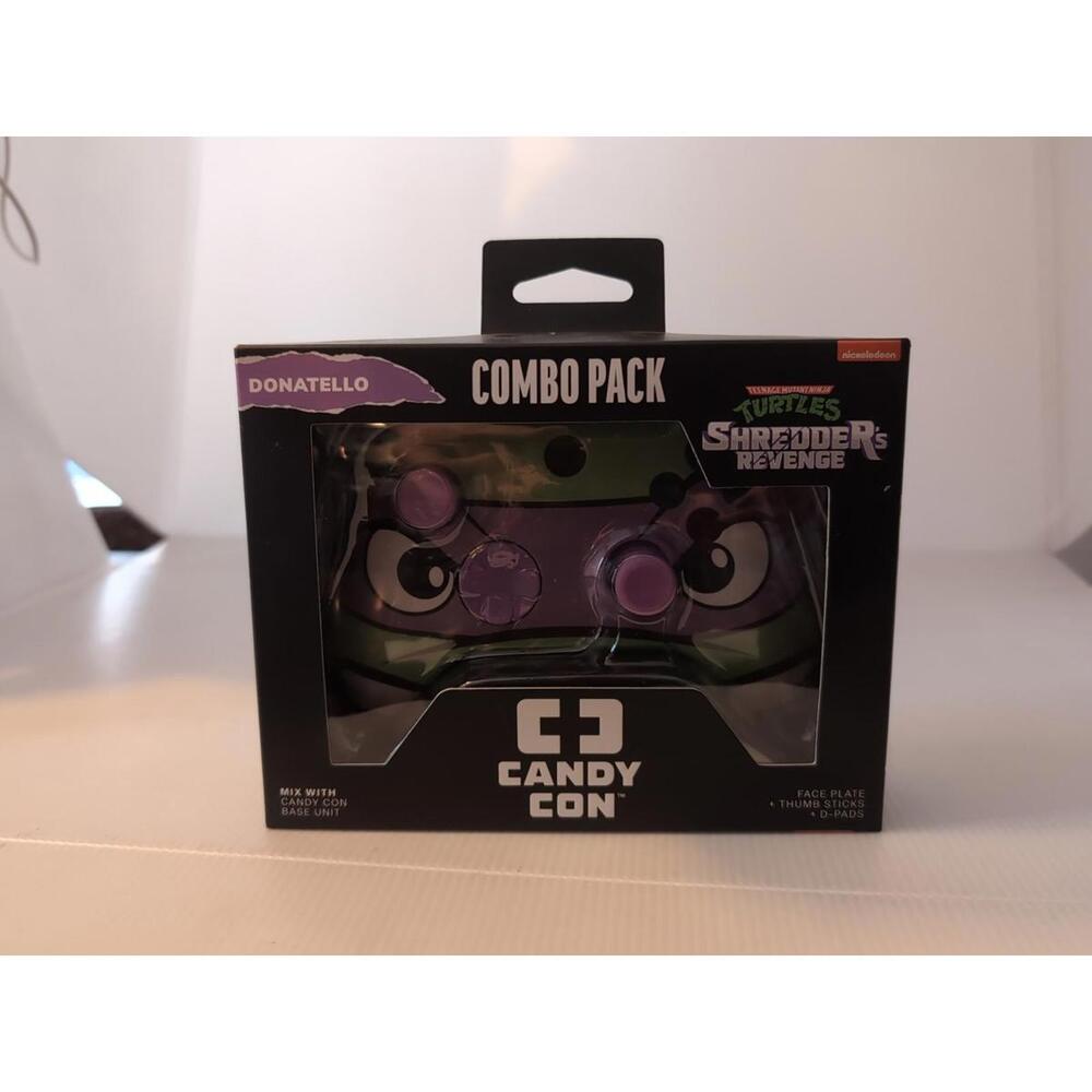 Donatello Combo Pack Turtles Shredder Revenge Candy Con Face Plate Nivkelodeon